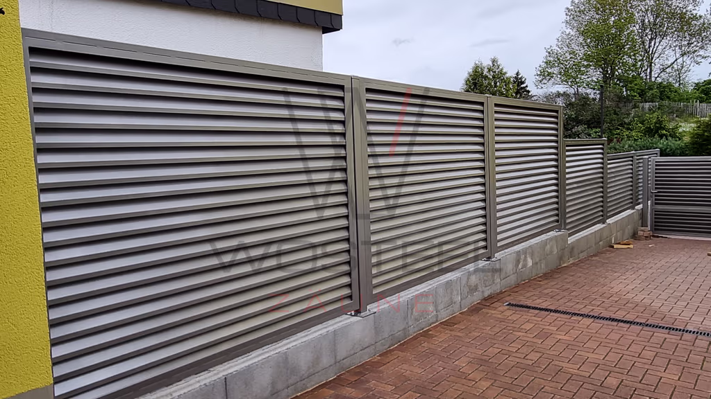 Zäune, Moderne, Sichtschutz, Aluminium – zaune-0130.avif