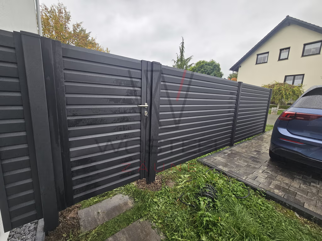 Zäune, Moderne, Sichtschutz, Aluminium – zaune-0292.avif